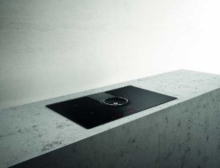 Picture of Elica 83cm Nikolatesla ONE 4 x Zone Recycling Aspirating Induction Hob 1 x Bridge Zone Touch Control Black