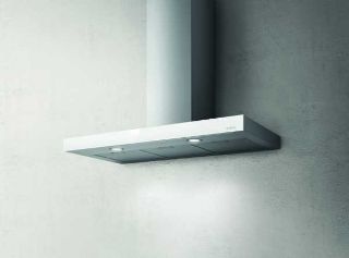 Picture of Elica 90cm Joy Box Design Chimney Hood White Glass + Stainless Steel