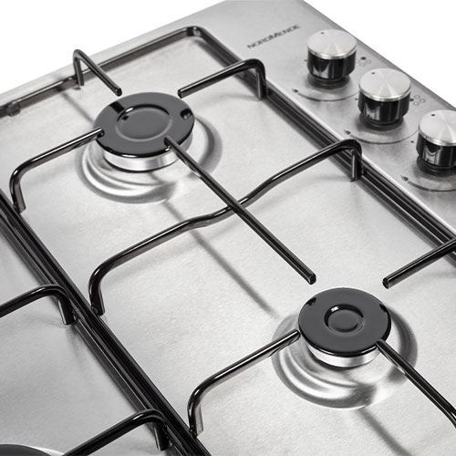 Gowan Home. NordMende 60cm 4 x Burner Gas Hob Enamel Pan Supports ...