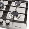 Picture of NordMende 70cm 5 x Burner Gas Hob 1 x Wok Burner Cast Iron Pan Supports Stainless Steel