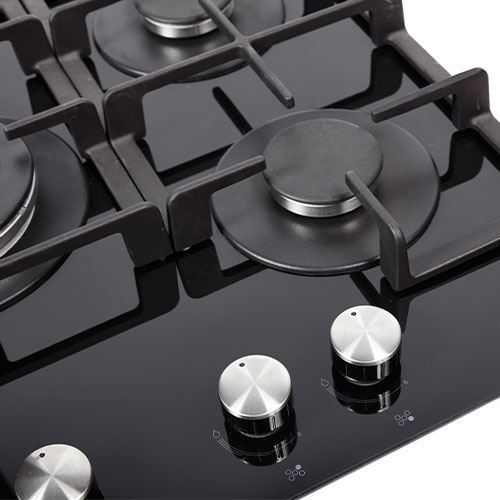 Gowan Home. NordMende 70cm 5 x Burner Gas Hob 1 x Wok Burner Cast Iron ...