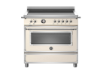 Picture of Bertazzoni Heritage 90cm Range Cooker Single Oven Induction Ivory