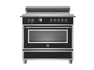 Picture of Bertazzoni Heritage 90cm Range Cooker Single Oven Induction Matt Black