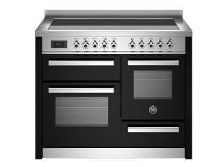 Picture of Bertazzoni Professional 110cm Range Cooker XG Oven Induction Gloss Black