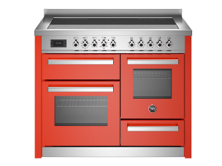 Picture of Bertazzoni Professional 110cm Range Cooker XG Oven Induction Gloss Orange