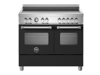 Picture of Bertazzoni Master 100cm Range Cooker Twin Oven Induction Matt Black