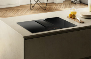 Picture of Elica 78cm Nikolatesla ALPHA 4 x Zone Ducted Aspirating Induction Hob Black Ducting to get out of the Unit included