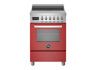 Picture of Bertazzoni  Professional 60cm Cooker Single Oven Induction Gloss Red