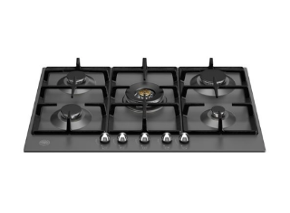 Picture of Bertazzoni Heritage Series 75cm Gas Hob with Wok Burner Matt Black