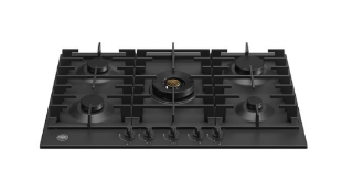 Picture of Bertazzoni Modern Series 75cm Gas Hob with Wok Burner Matt black