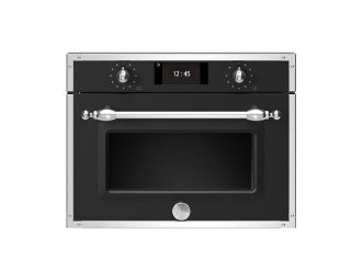 Picture of Bertazzoni Heritage Series TFT 45cm Combi-Microwave Oven Matt Black