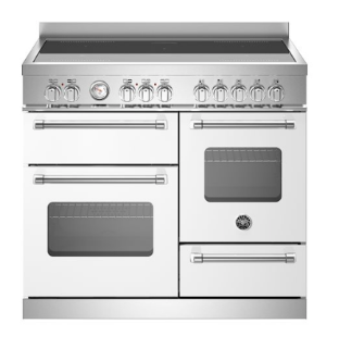 Picture of Bertazzoni Master 100cm Range Cooker XG Oven Induction Matt White