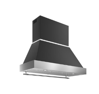 Picture of Bertazzoni Heritage Chimney Hood 120cm Wall Mounted Black