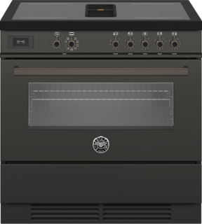 Picture of Bertazzoni Professional 90cm Range Cooker Single Aspirating Induction Carbonio