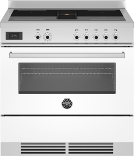 Picture of Bertazzoni Professional 90cm Range Cooker Single Aspirating Induction Gloss White