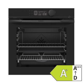 Picture of De Dietrich OP1 Built-in Oven Pyro Multifunction Culinary Guide LCD Infinite Black