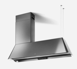 Picture of Elica 120 x 44 x 30cm Ikona Maxxi Pure Suspended Hood Inox