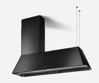 Picture of Elica 120 x 44 x 30cm Ikona Maxxi Pure Suspended Hood Matt Black