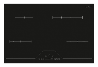 Picture of NordMende 78cm 4 x Zone Touch Control Ceramic Hob Black