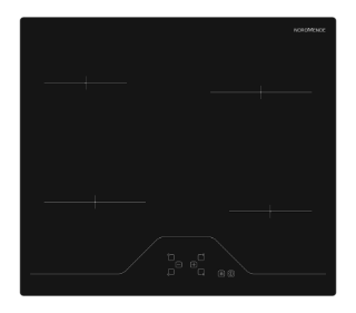 Picture of NordMende 60cm 4 x Zone Touch Control Ceramic Hob Black