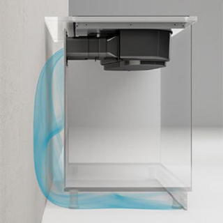 Picture of Elica 83cm NikolaTesla FIT XL RAW Aspirating Induction Hob - Recycling Back Outlet Kit Included in the Box